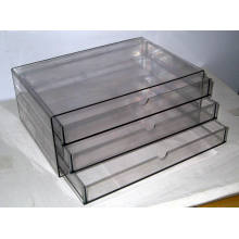 Bj-5951 Plastic Transparent 3 Layer File Cabinet